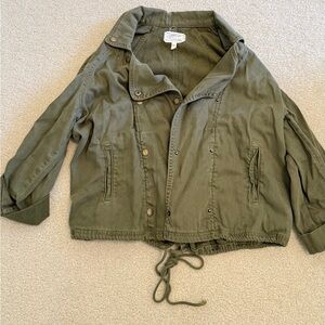 Current/Elliott Khaki Utility Jacket